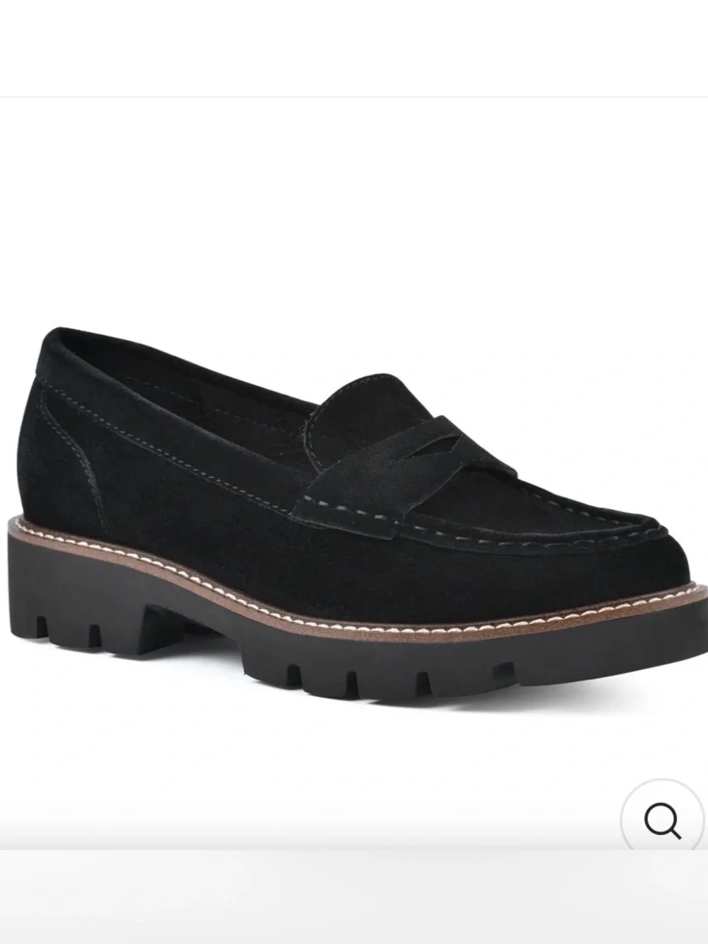 Gunner Lug Sole Platform Penny Loafer